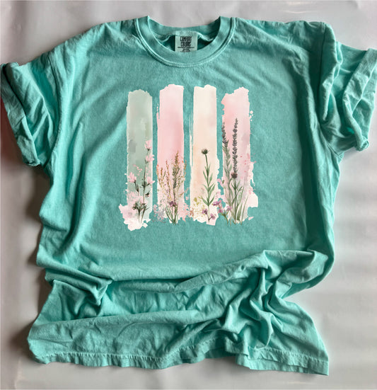 Floral Brushstroke tee