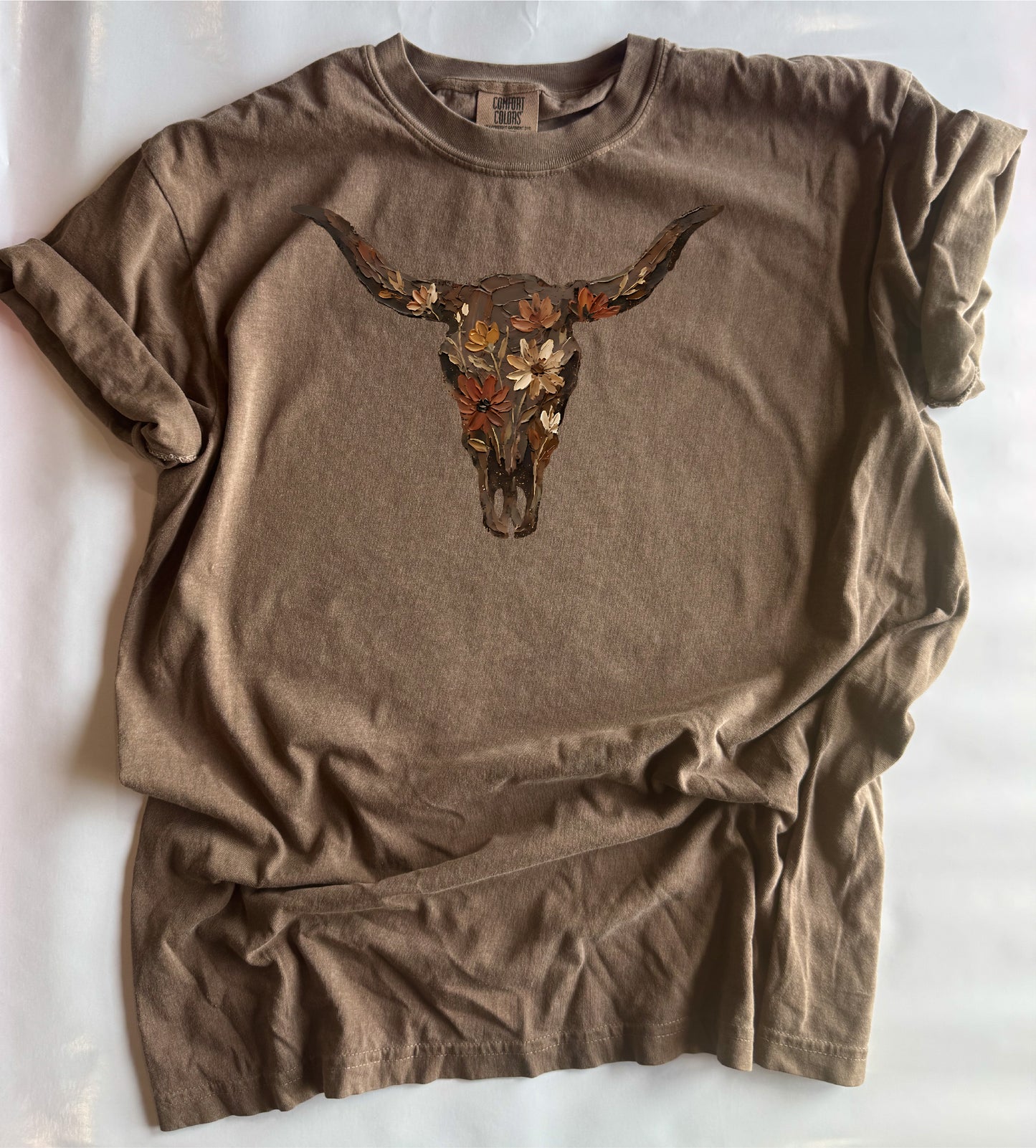 Floral Skull Tee